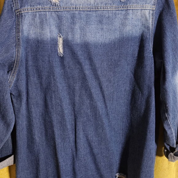 Distressed Denim Jacket - Picture 13 of 13